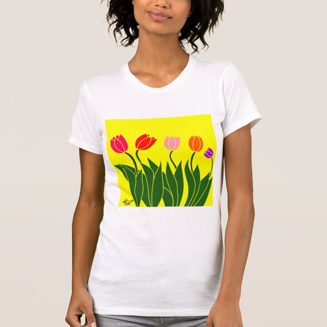 colored tulips T-Shirt (Front)