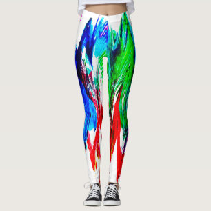 Colored waves leggings