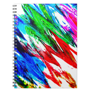 Colored waves notebook