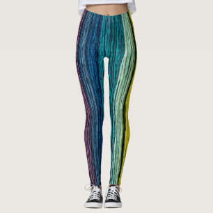 colored wood leggings
