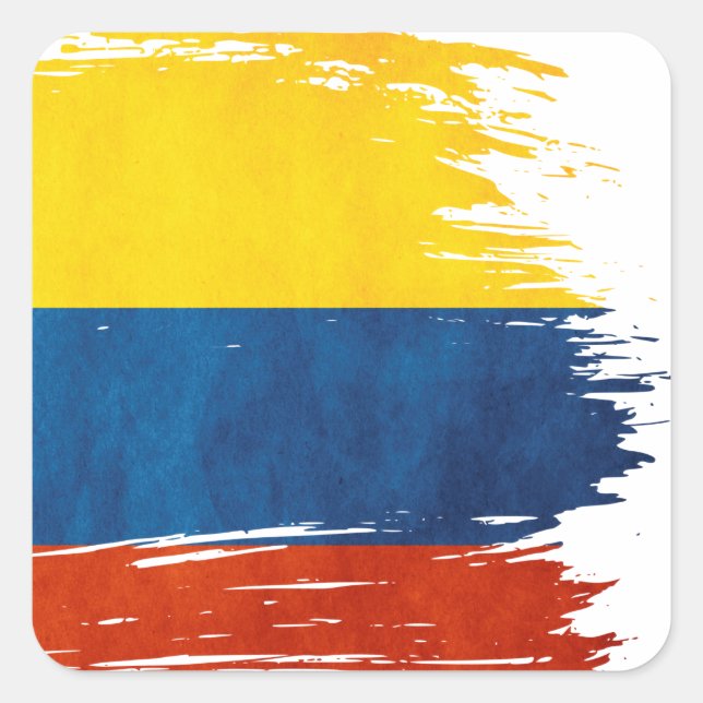 Colores de Colombia Square Sticker (Front)