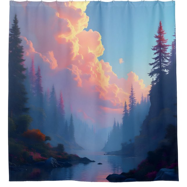 Colorfall Grove -  Shower Curtain (Front)