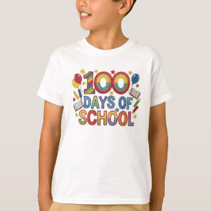 Colorful 100 Days of School T-Shirt