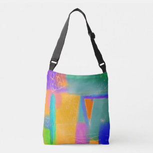 Colorful Abstract Art Crossbody Bag