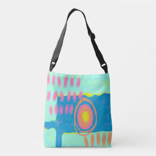 Colorful Abstract Art Crossbody Bag