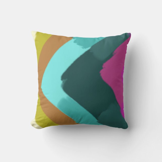 Colorful Abstract Art  Cushion (Front)