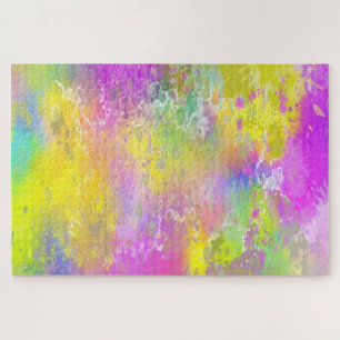 Colorful Abstract Art Jigsaw Puzzle