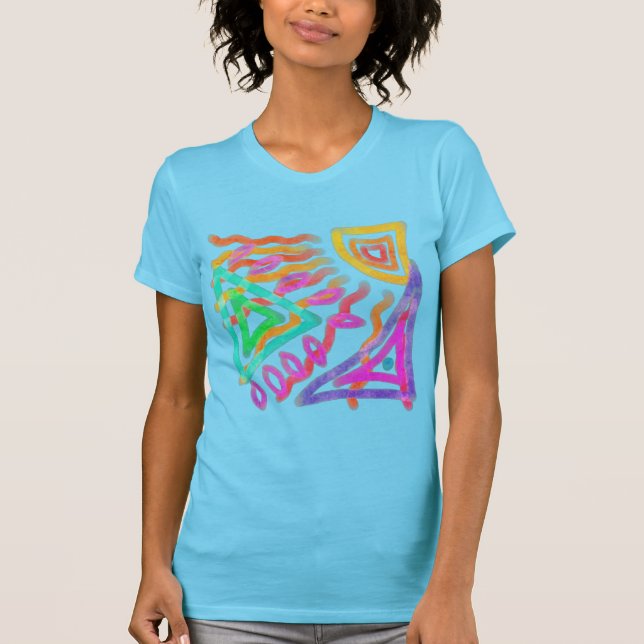 Colorful Abstract Art to Wear T-Shirt (Front)