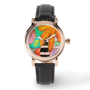 Colorful Abstract Art to Wear Watch