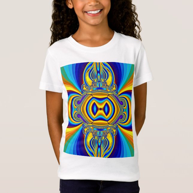 Colorful Abstract Background-14334 T-Shirt (Front)