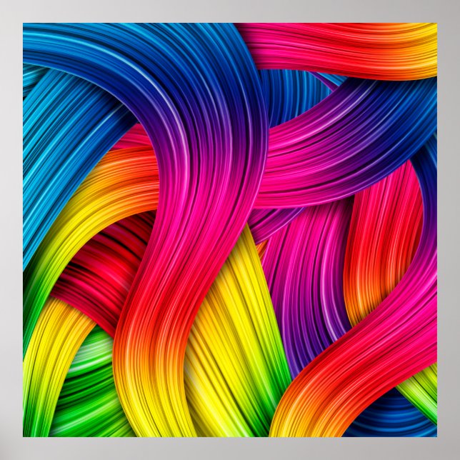 colorful abstract backgroundbackground,color,abstr poster (Front)