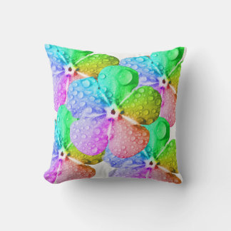 Colorful Abstract Bubble Art Throw Pillow – Vibran