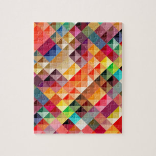 Colorful abstract design jigsaw puzzle