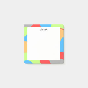 Colorful Abstract Frame Notepad