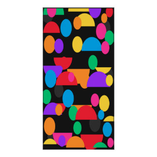 Colorful Abstract Geometric Shapes Pattern – Moder Poster