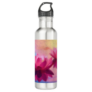 Colorful Abstract Lotus Flowers 710 Ml Water Bottle