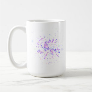 Colorful Abstract Neon Splash Coffee Mug