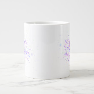 Colorful Abstract Neon Splash Large Coffee Mug