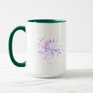 Colorful Abstract Neon Splash Mug