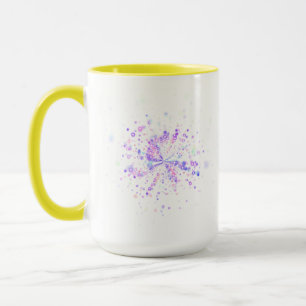 Colorful Abstract Neon Splash Mug