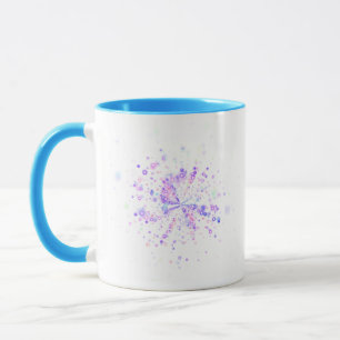 Colorful Abstract Neon Splash Mug