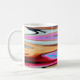 Colorful abstract pattern coffee mug