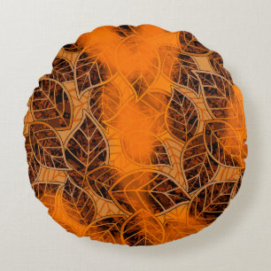 Colorful abstract patternmodern,abstract,art,artis round cushion