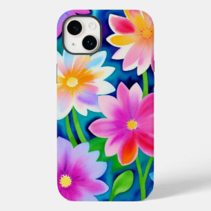 Colorful Abstract Spring Flowers Case-Mate iPhone 14 Plus Case