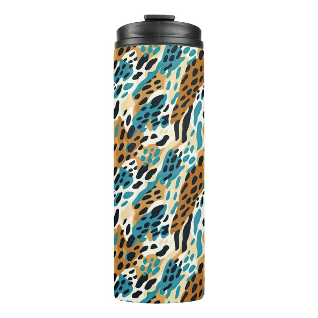 Colorful Animal Print 09 Thermal Tumbler (Front)