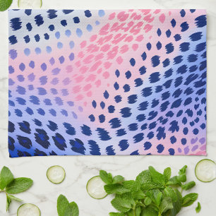 Colorful Animal Print Art Kitchen Towel