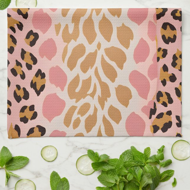 Colorful Animal Print Art Kitchen Towel (Creator Uploaded)