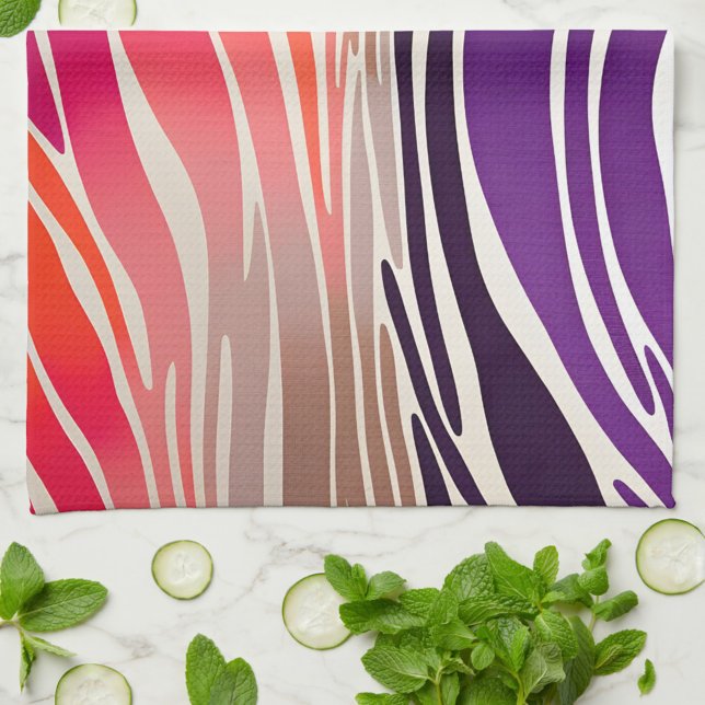 Colorful Animal Print Art Kitchen Towel (Creator Uploaded)