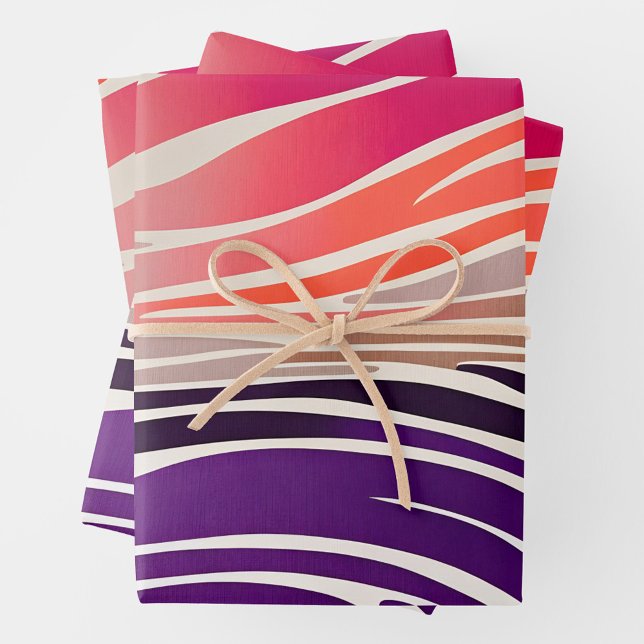 Colorful Animal Print Art Wrapping Paper Sheets (Creator Uploaded)