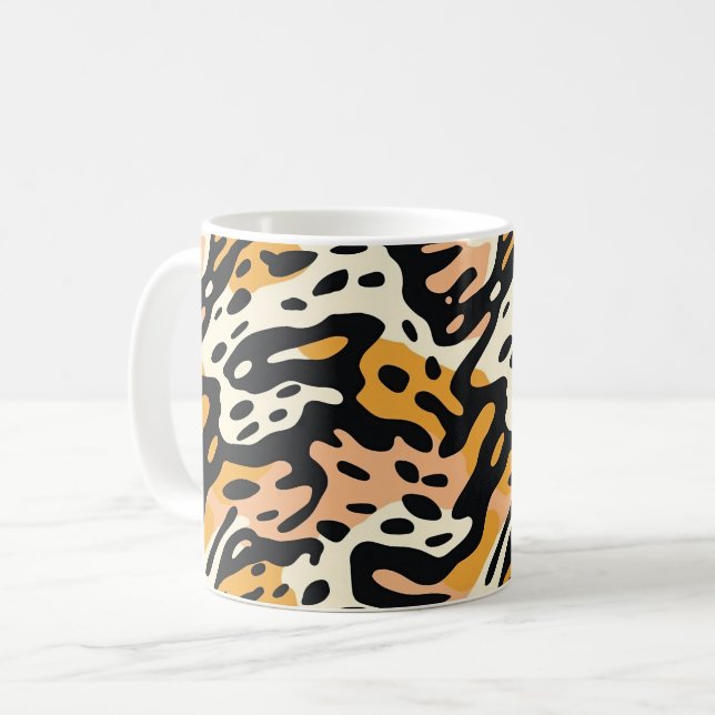 Colorful Animal Print Mug 01 (Front Left)