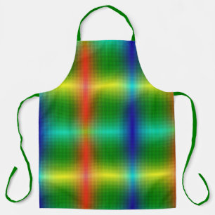 colorful apron with a gradient pattern