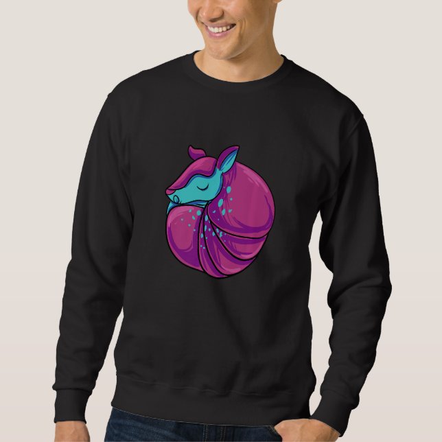 Colorful Armadillo Premium Sweatshirt (Front)