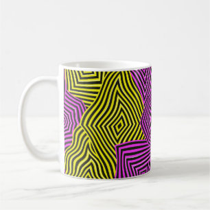 Colorful Art Nouveau Pattern Coffee Mug