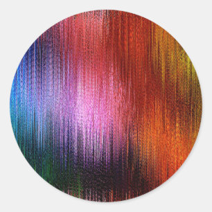 Colorful Background Pattern Classic Round Sticker