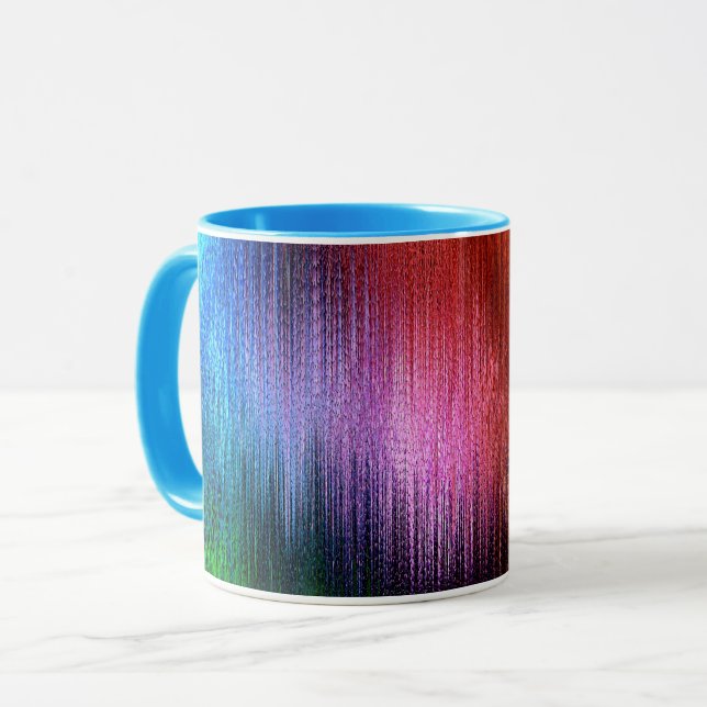 Colorful Background Pattern Mug (Front Left)