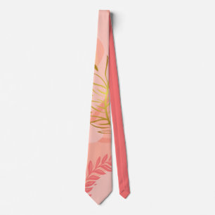 colorful background, Vibrant Peach  Tie