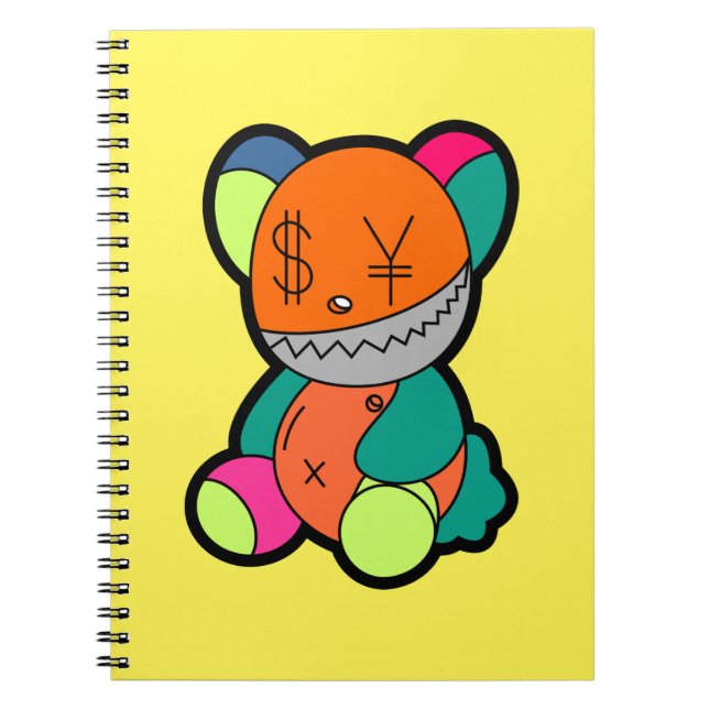 Colorful bear notebook (Front)