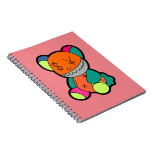 Colorful bear notebook