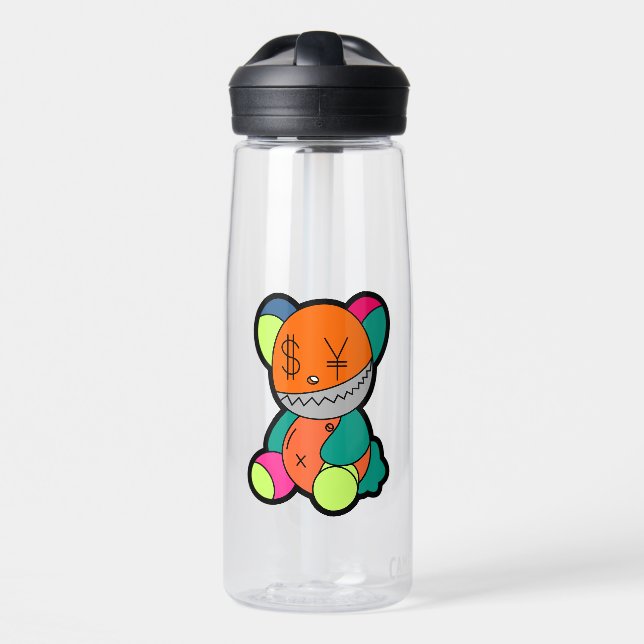 Colorful bear water bottle (Front)