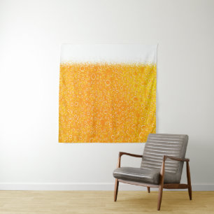 Colorful beer tapestry