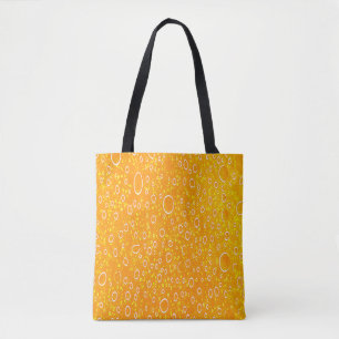 Colorful beer tote bag