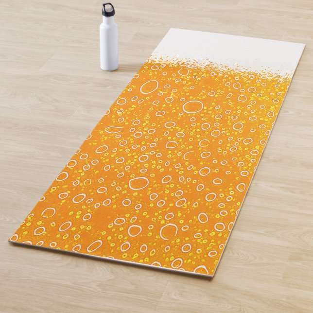 Colorful beer yoga mat (In Situ)