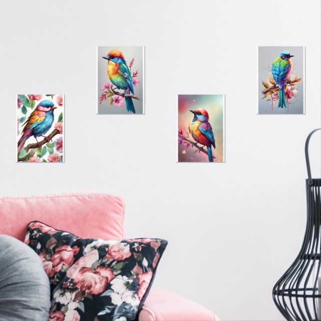 Colorful birds (Livingroom)