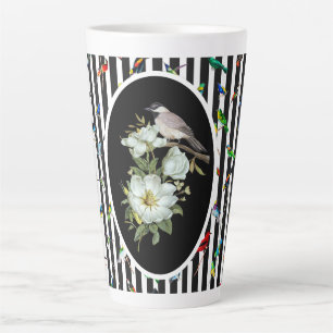 Colorful Birds  Latte Mug