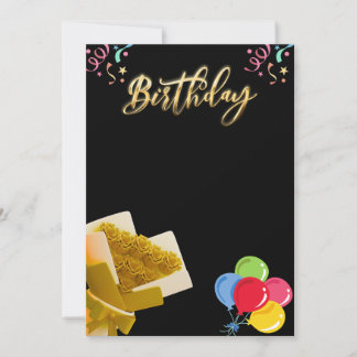 Colorful Birthday Party Invitation Design