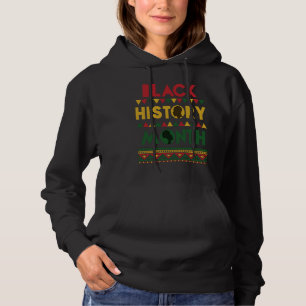 Colorful Black History Month African American Wome Hoodie